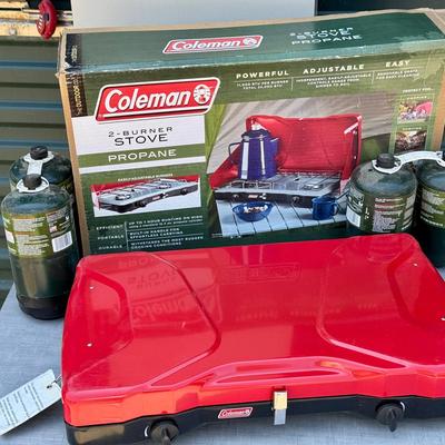 Coleman Camp Stove & Propane
