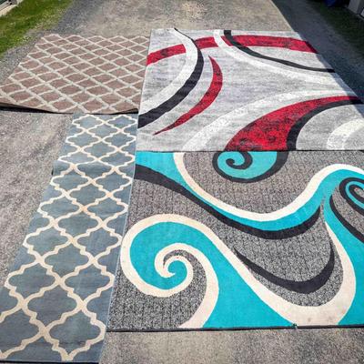 Fun & Whimsical Colorful Ice Cream Parlor Rugs