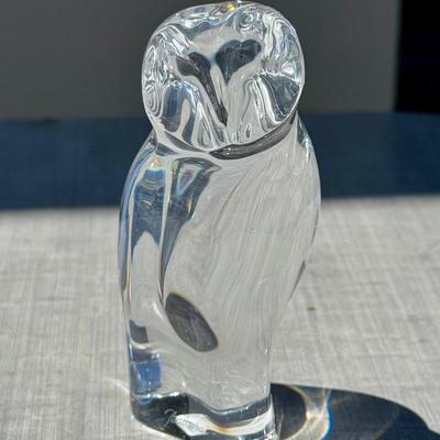 Baccarat Owl W Stamp & Sticker