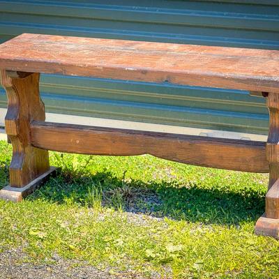 Rustic Wood Bench
