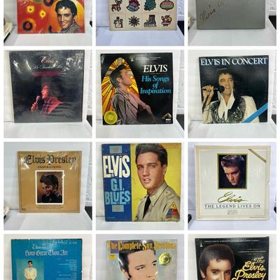 Vintage Vinyl Records: Elvis Presley Lot 3