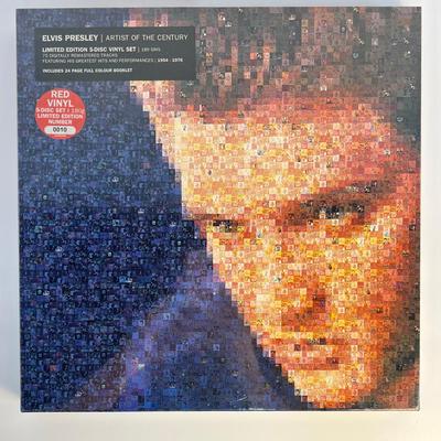 New Elvis Presley “Artist Of The Century” Limited Edition Red Vinyl Box Set - Factory Sealed 