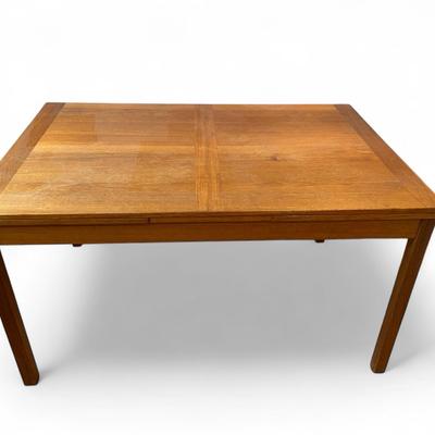 Ansager Mobler Danish Modern Teak Hidden Leaf Dining Table ALTERNATE PICKUP