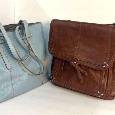 Fossil Bag And The Saks Leather Crossbody, 13-15”L, 11-12”H, 9.5-19”