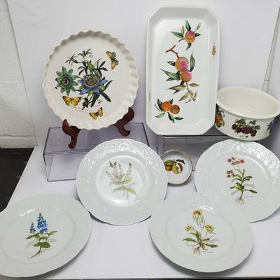 Kitchen Ceramics: Royal Worcester Evasham, Portmeirion & Dansk Plates