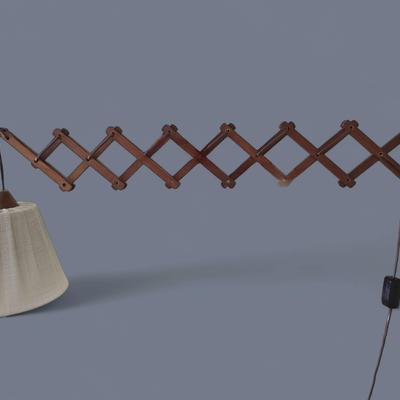 MCM Extendable Scissor Arm Lamp Made In Sweden 