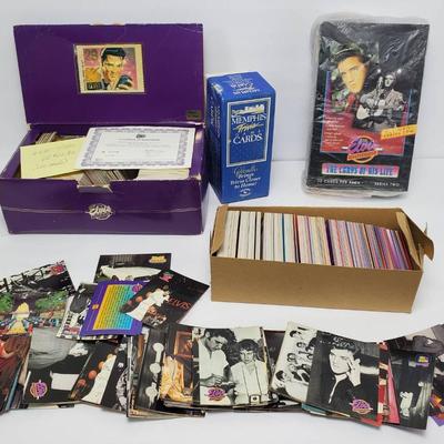 The Elvis Collection: Two Boxed Trading Card Sets Showcasing Elvis’ Life + Memphis Trivia Game, More