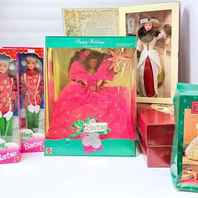 New Holiday Barbies: 1990 Special Edition, Holiday Memories, Carrolling Fun & More  