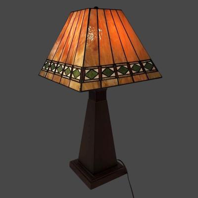 Arts & Crafts Style Table Lamp - 26”h
