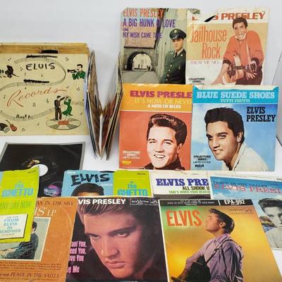 Vintage Elvis Presley RCA Victor 45 RPM Record Collection – Approx. 35 – Lot 2