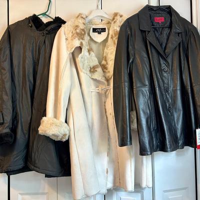 Leather & More Plus Size Coats - Midnight Velvet, Miletta, Excelled (NWT), 3X