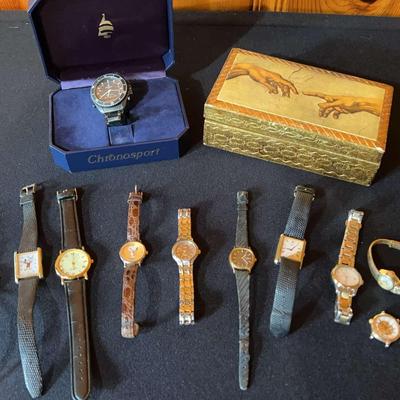 Chronosport Gruen, Timex, Seiko, Disney, Snoopy, Clubman collection of watches