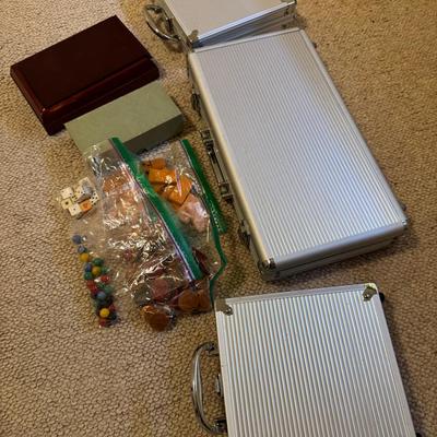 Casino-Style Poker Chips, Dice, and Game Accessories