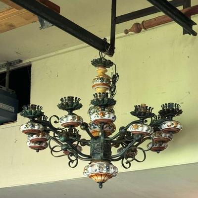 Capodimonte Style Chandelier