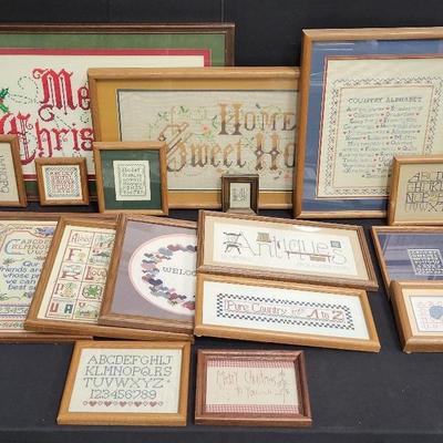 Framed Cross Stitch (WH9)