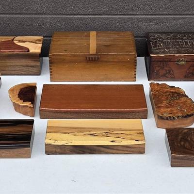 Hand Crafted Wood Box Variety (WH10)