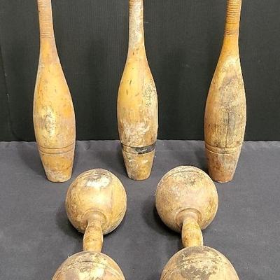 Antique Dumbbells & Indian Clubs (WH5)