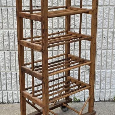 Antique Rolling Rack (WH3)