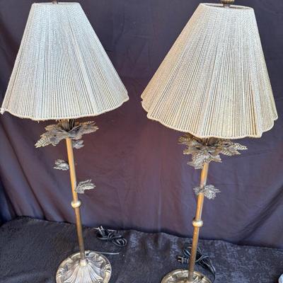 Grape Leaf Lamps