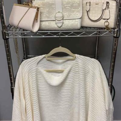 Shawl hand bags & hat