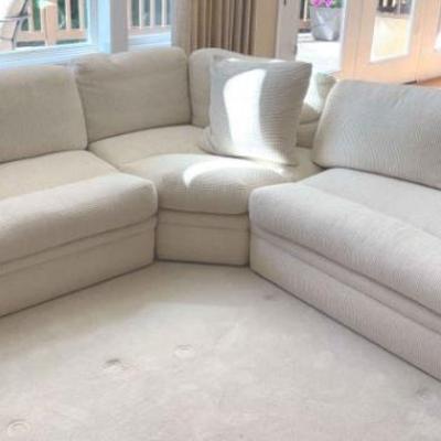 Upholstered sectional sofa