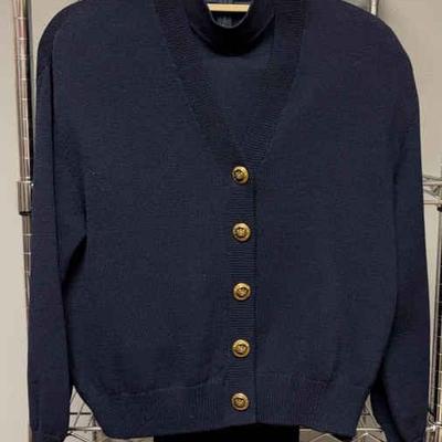 St john basics knit pant suit