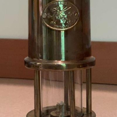 Vintage welsh miner s lamp