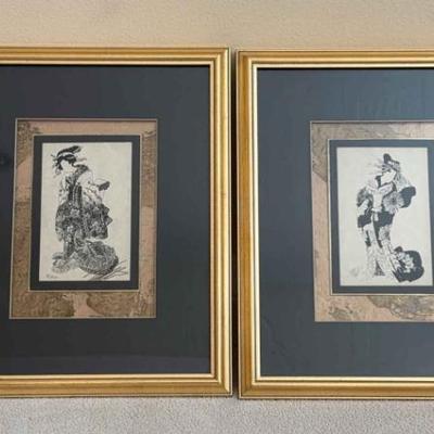 Pair of artist bulter geishas"