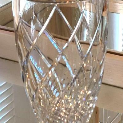 Unsigned crystal vase