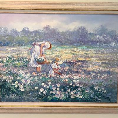 Artist signed painting on canvas
