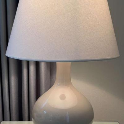 Pair of suzanne kasler gourd lamps for ballard design