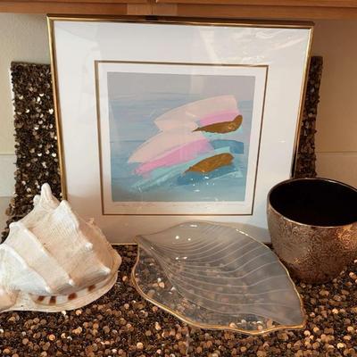 Ronald david thompson mono print other decor