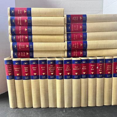 Zane Grey Book Lot c1912-1956 Hardback (25) #1 Western