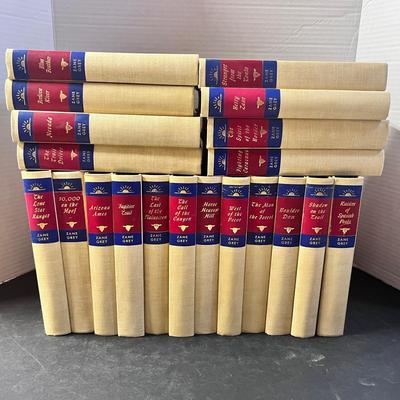 Zane Grey Book Lot Hardback (20) #3 Western c1903-1956