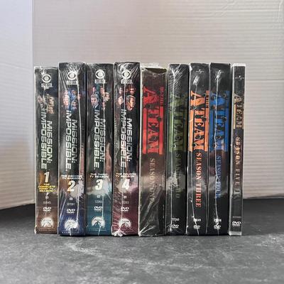 Mission Impossible Seasons 1-4 1988, A-Team Seasons 1-5 DVD Lot