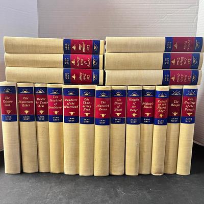 Vintage Zane Grey Books Hardback Western c1910-1960 #2 