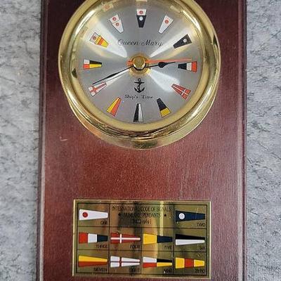 Queen mary international code of symbols ships clock