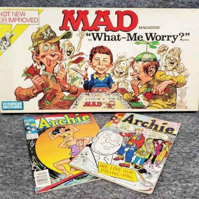 Mad magazine board game archie comic books