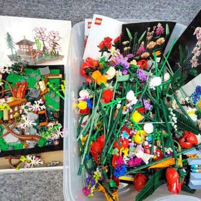 Lego flowers tranquil garden