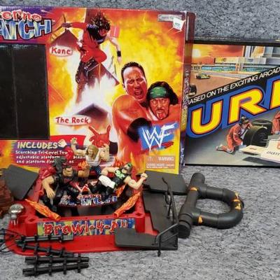 Games wwf inferno match wresting set sega turbo racing game