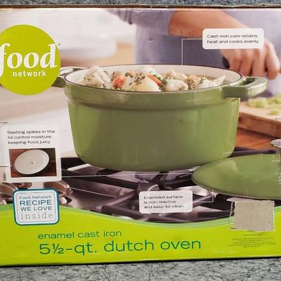 Nib food network cast iron dutch oven