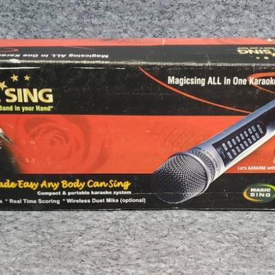 Magic sing plug play karaoke mic and accessories