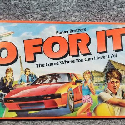 1985 parker brothers go for it board game
