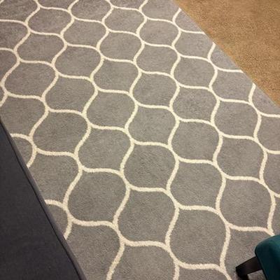 Gray rug