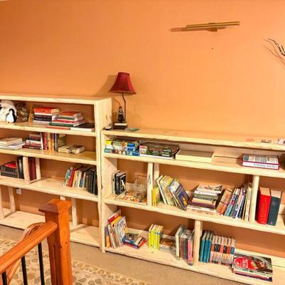 2 lg bookcases