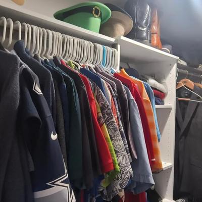Male shirts, t-shirt, jackets L-XXL