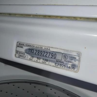 Kenmore washer