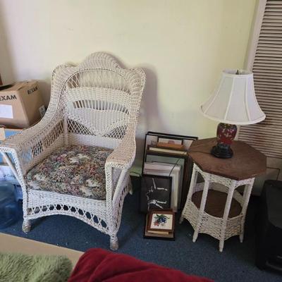 Antique wicker