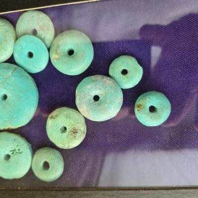 Turquoise artifacts