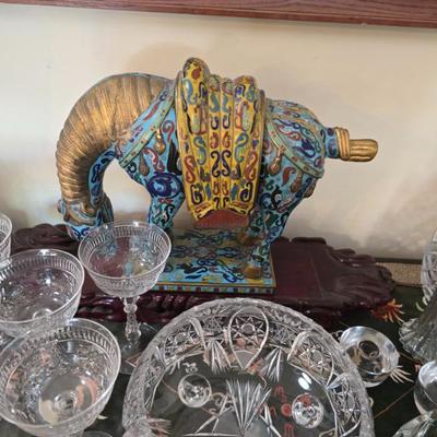 Cloisonne horse